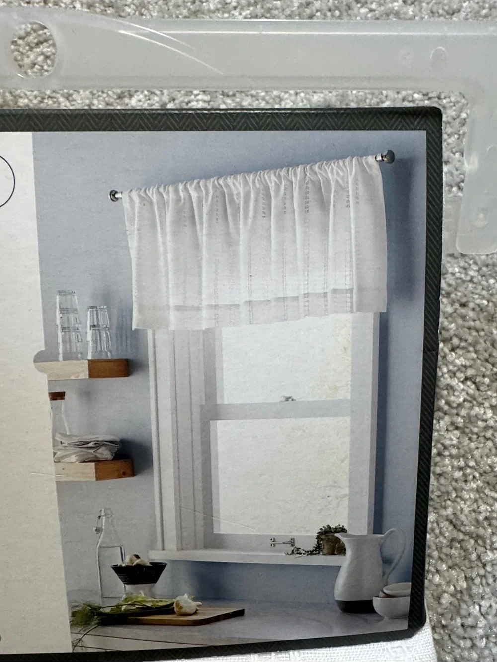 Threshold White Light-Filtering Window Valance 54